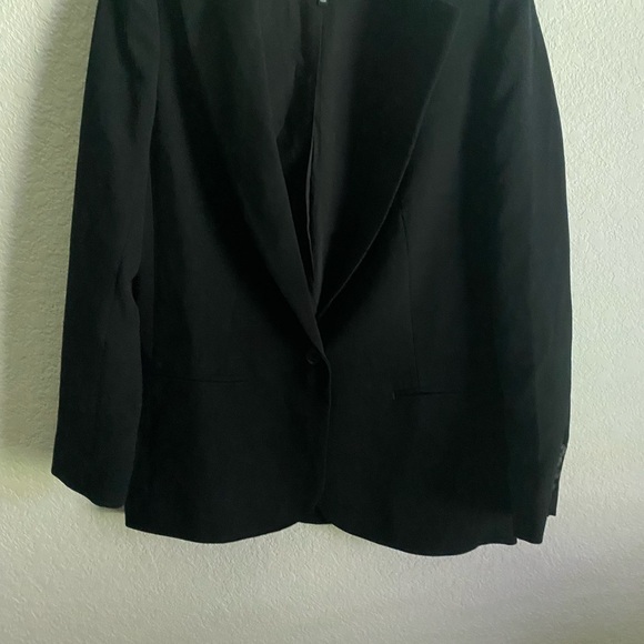 Artizia Babaton Single Breasted Peak Lapel Black Office Siren Work Blazer Size 4 - Picture 6 of 15